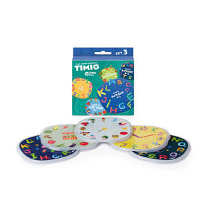 Oyoy - TIMIO Disc Set 3 - Eventyr, tiden, grøntsager, alfabet A-L  og alfabet M-Z