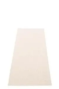 Pappelina - Emm Vanilla/White Met. - Linen warp - 70 x 180 cm