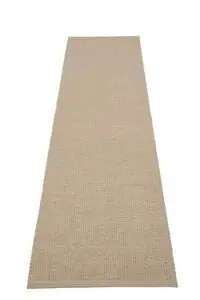 Pappelina - Emm Potato/Beige Met. - Linen warp - 70 x 300 cm