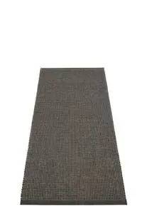 Pappelina - Emm Black/Linen Met. - Linen warp - 70 x 180 cm