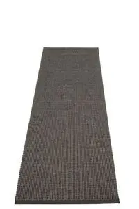 Pappelina - Emm Black/Linen Met. - Linen warp - 70 x 240 cm