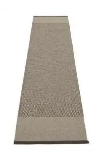 Pappelina - Edit Dark Brown/Dark Linen/Linen met. - 70 x 300 cm