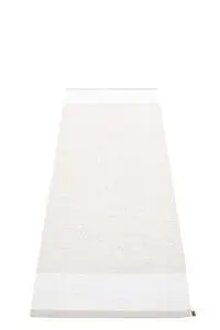 Pappelina - Edit Fossil/White/White met. - 70 x 200 cm