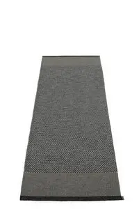 Pappelina - Edit Black/Charcoal/Granit met. - 70 x 200 cm