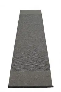 Pappelina - Edit Black/Charcoal/Granit met. - 70 x 300 cm