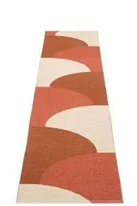 Pappelina - Hill Brick/Rust/Cream - 70x270 cm