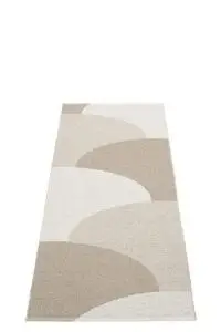 Pappelina - Hill Dark Linen/Linen/Fossil Grey - 70x180 cm