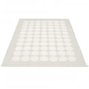 Pappelina - HUGO White Metallic - 180x260cm