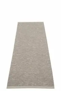 Pappelina - Sam Warm Grey/Charcoal - Linen warp - 70 x 225 cm