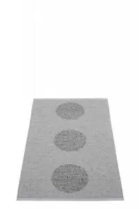 Pappelina - VERA 2.0 Grey/Granit met. - 70 x 120 cm