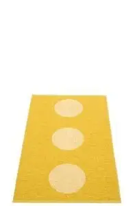 Pappelina - Vera Pop Mustard/Pale Yellow - 70x120 cm