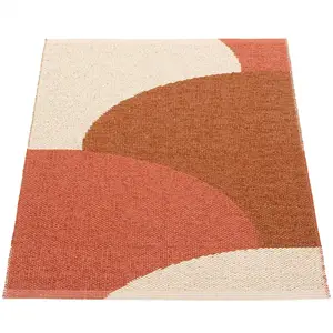 Pappelina - Hill Brick/Rust/Cream - 70x90 cm