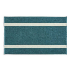 Hay - Bademåtte - W50 x L80 - Stripe Petrol Blue