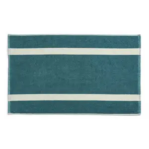 Hay - Bademåtte - W50 x L80 - Stripe Petrol Blue