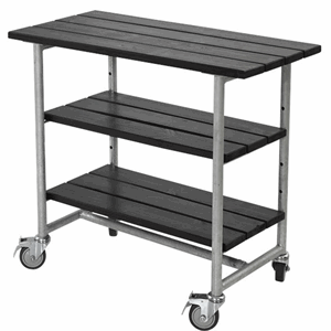 Image of PLUS - Urban Picnic - Grillbord - m/2 hylder - grundmalet sort