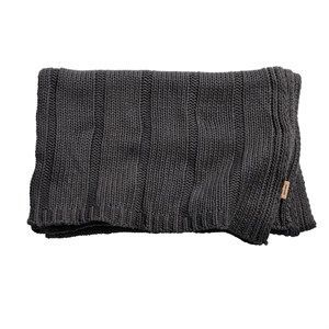 Image of Muubs - strikket plaid i grå