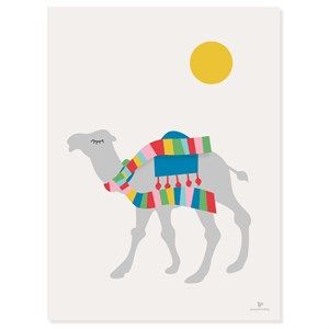 Image of KAI Copenhagen - Plakat med dromedar - 30x40 cm.