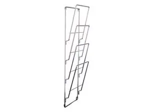 Present time - Magazine rack chrome steel wire