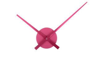 Karlsson - Wall clock Little Big Time Mini metallic dark pink
