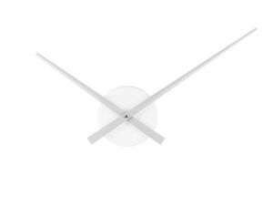 Karlsson - Wall clock Little Big Time Mini alu silver