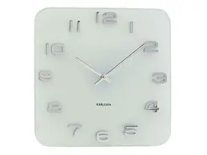 Karlsson - Wall clock Vintage white glass