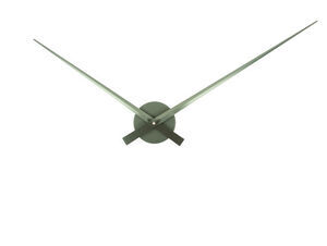 Karlsson - Wall clock Little Big Time metallic jungle green
