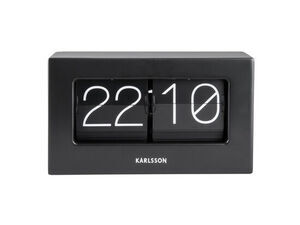 Karlsson - Wall / Table clock Boxed Flip matt black