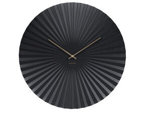 Karlsson - Wall clock Sensu XL steel black