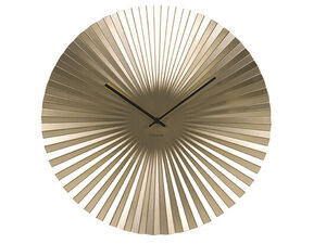 Karlsson - Wall clock Sensu XL steel gold