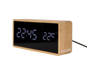 Karlsson - Alarm clock Tube bamboo