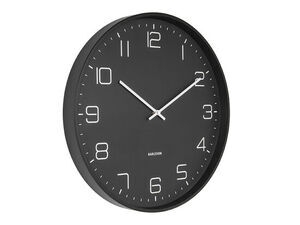 Karlsson - Wall clock Lofty iron matt black