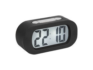 Karlsson - Alarm clock Gummy rubberized black