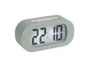 Karlsson - Alarm clock Gummy rubberized green