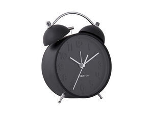 Karlsson - Alarm clock Iconic matt black