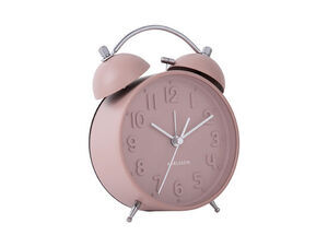 Karlsson - Alarm clock Iconic matt faded pink