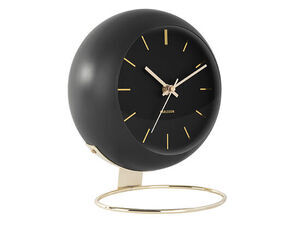 Karlsson - Table clock Globe black, Des. Armando Breeveld