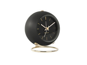 Karlsson - Alarm clock Globe black, Des. Armando Breeveld