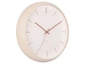Karlsson - Wall clock Nirvana Globe sand brown