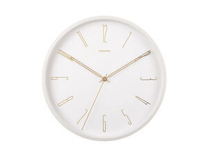 Karlsson - Wall clock Belle Numbers metal white
