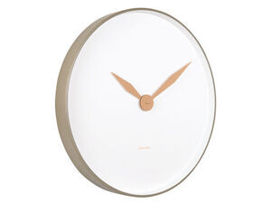 Karlsson - Wall clock Albatross iron moss green