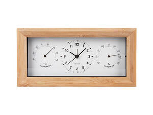 Karlsson - Alarm clock Neat bamboo rectangle white
