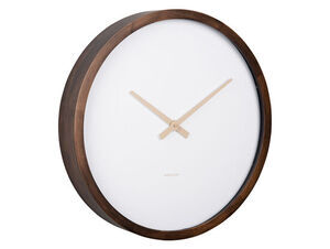 Karlsson - Wall clock Ancho dark wood large
