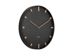 Karlsson - Wall clock Grace metal black