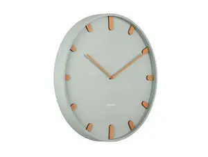 Karlsson - Wall clock Grace metal grayed jade