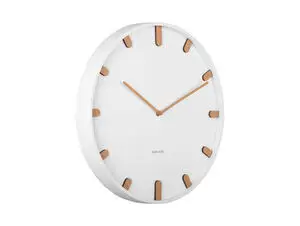 Karlsson - Wall clock Grace metal white