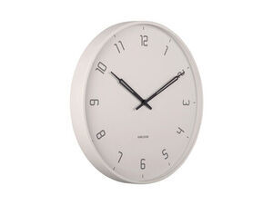 Karlsson - Wall clock Stark iron matt warm grey