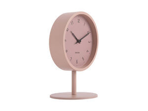 Karlsson - Table clock Stark iron matt faded pink