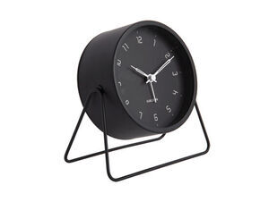 Karlsson - Alarm clock Stark iron matt black