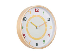 Karlsson - Wall clock Chico wood multi colour
