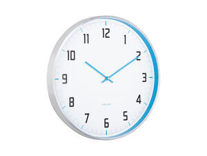 Karlsson - Wall clock Sporty bright blue